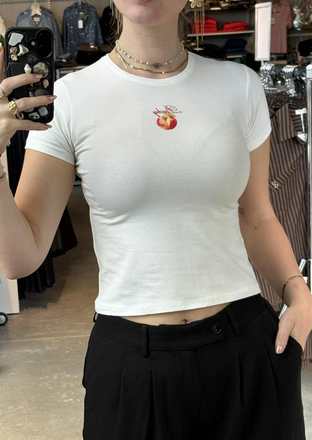 BABY TEE | PEACH