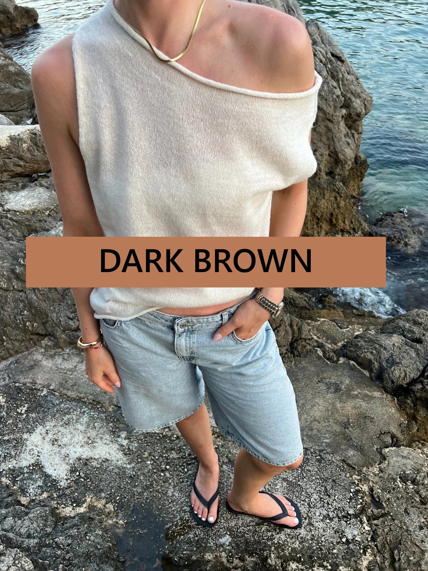 TOPPUR | ELLA DROP brown