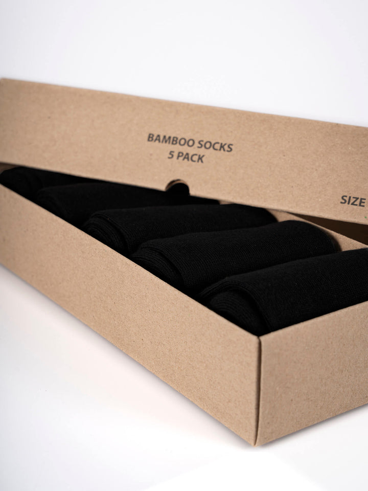 HOSUR | BAMBOO 5PK svart
