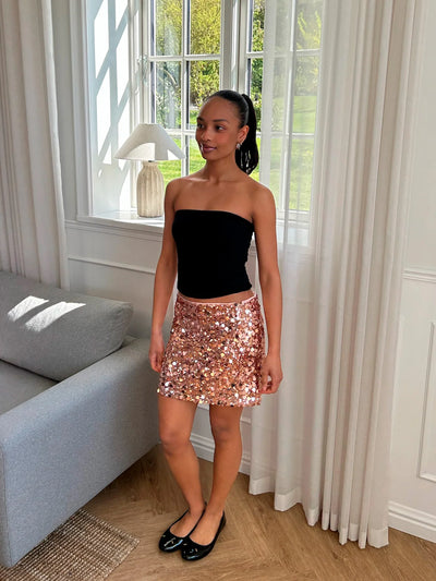 TOPPUR | MARTA BANDEAU svart