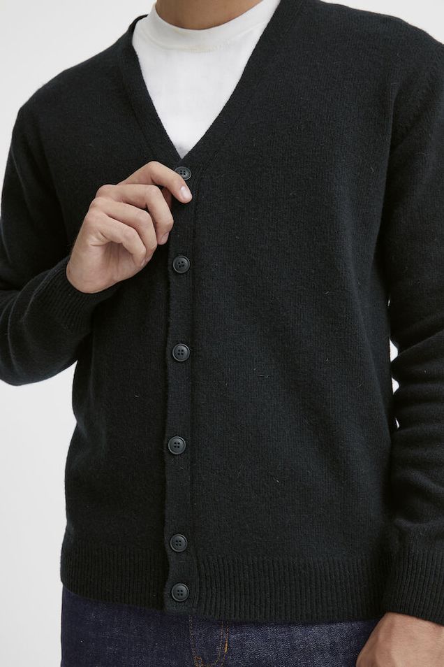 CARDIGAN | LAMBSWOOL navy