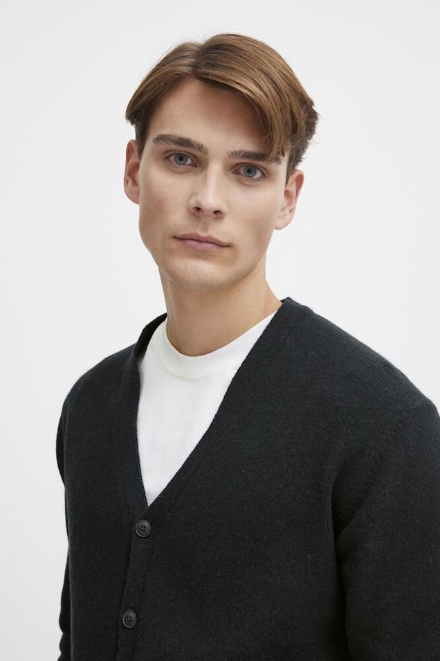 CARDIGAN | LAMBSWOOL navy