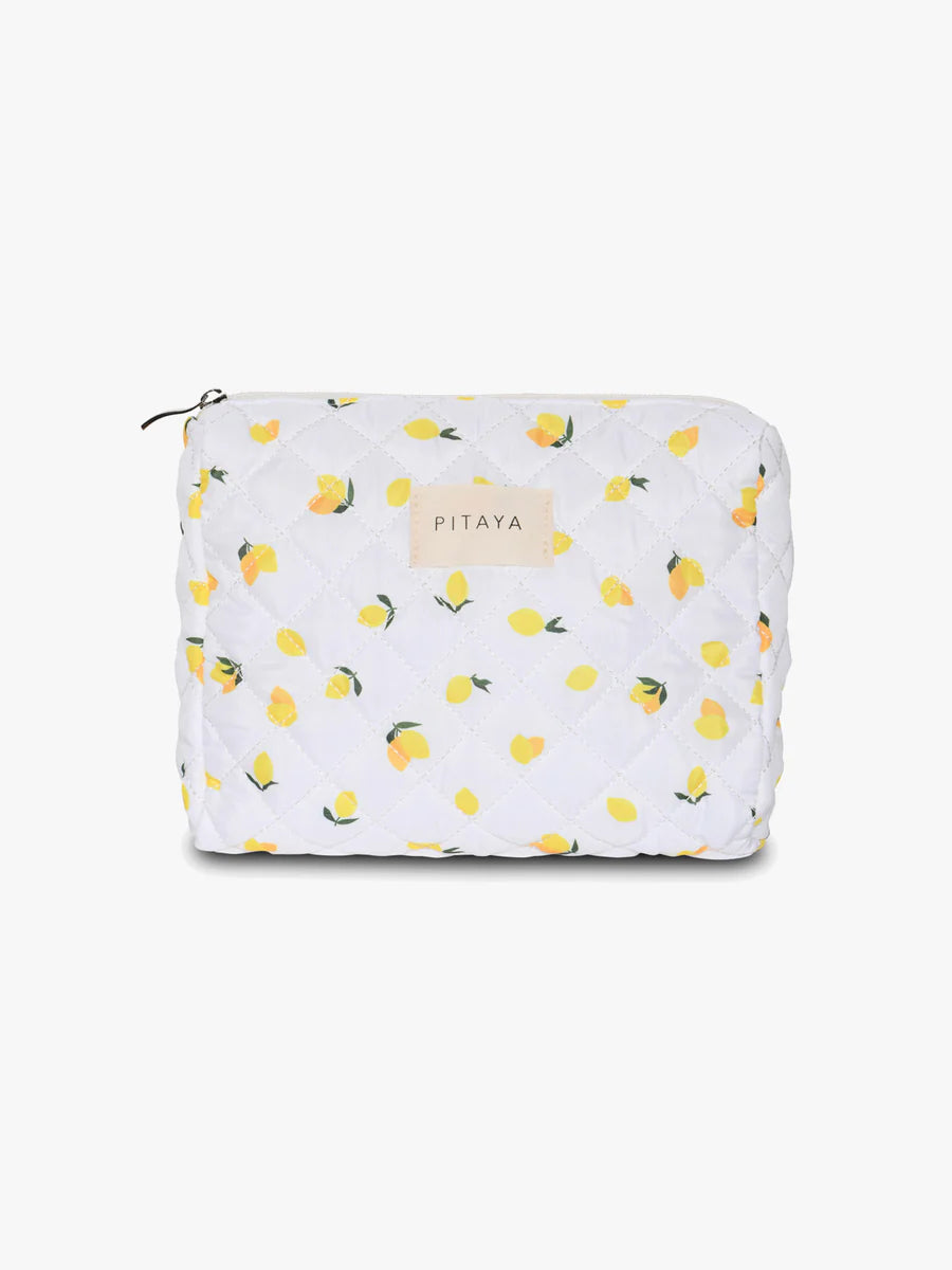 MEDIUM MAKEUP BAG | YELLOW LIMON