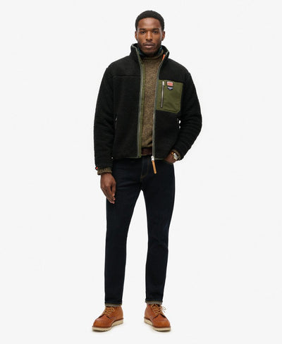 JAKKI | RETRO FLEECE svart