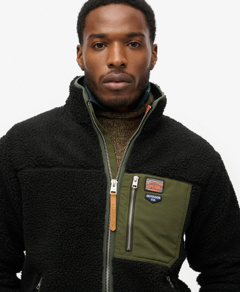 JAKKI | RETRO FLEECE svart