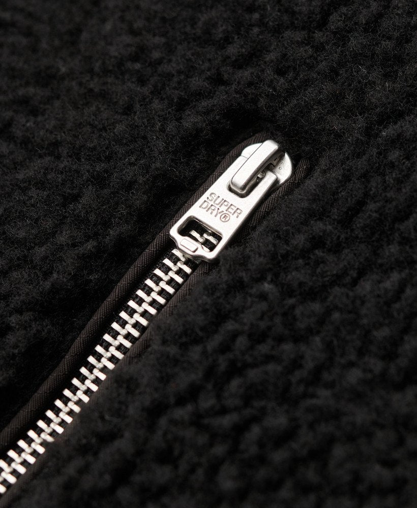 JAKKI | RETRO FLEECE svart