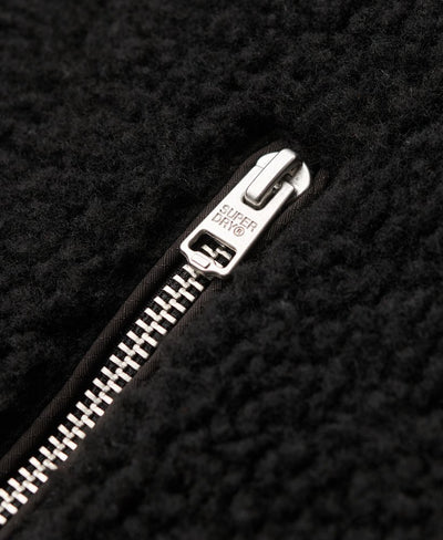 JAKKI | RETRO FLEECE svart