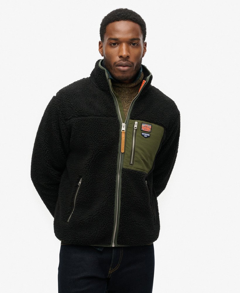 JAKKI | RETRO FLEECE svart