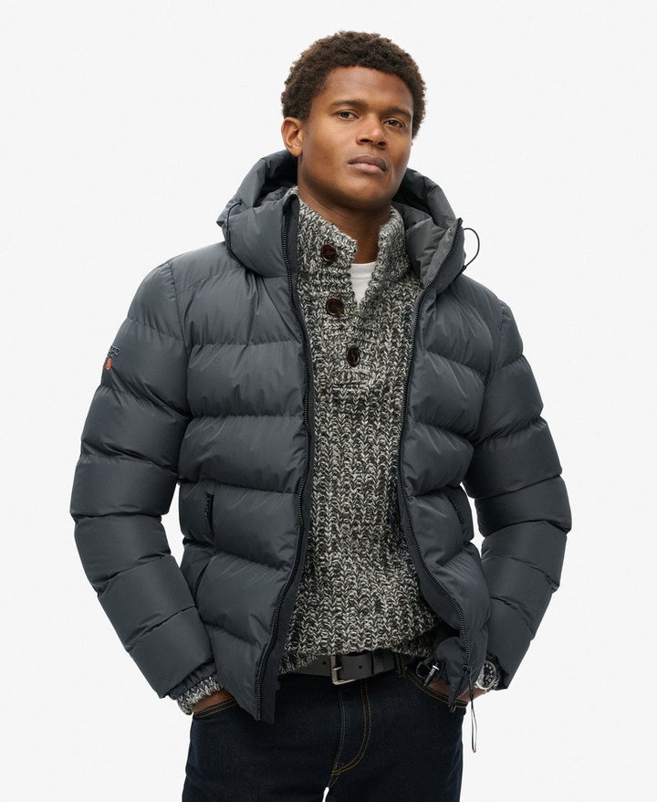 JAKKI | SPORT PUFFER ebony