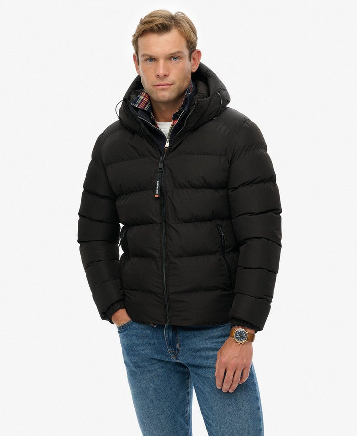 JAKKI | SPORT PUFFER svart