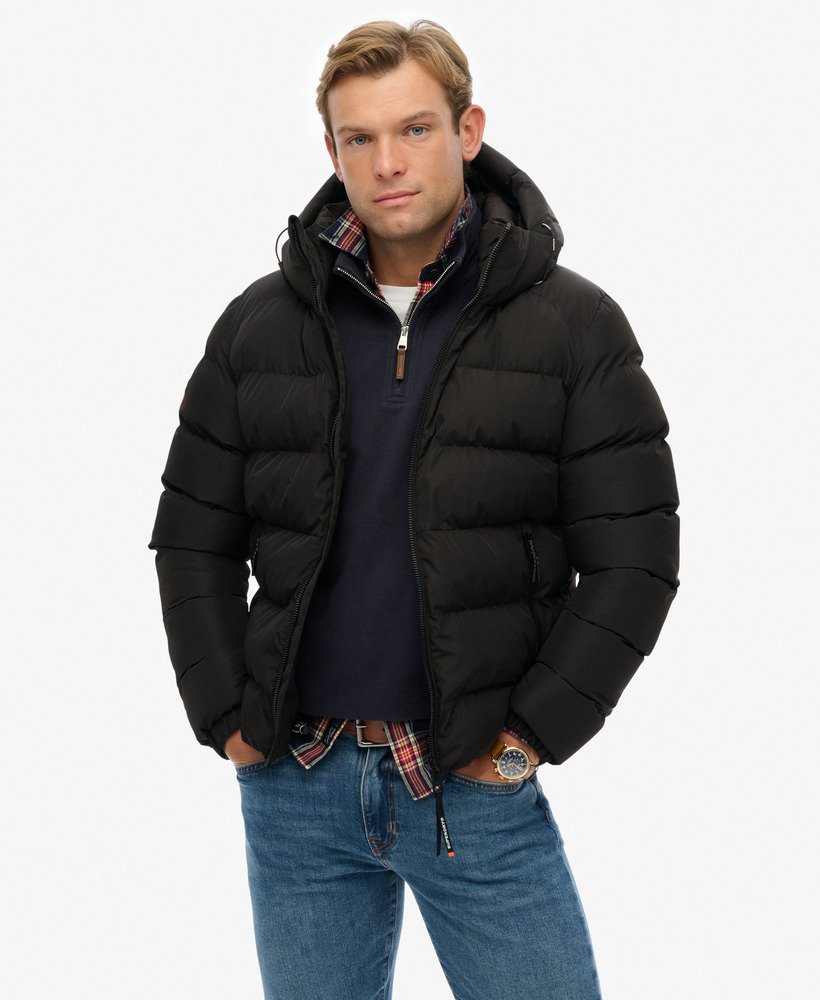 JAKKI | SPORT PUFFER svart