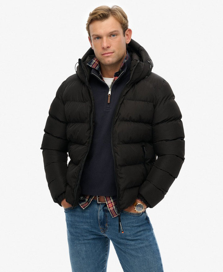 JAKKI | SPORT PUFFER svart