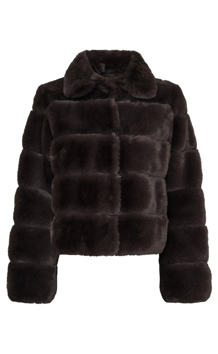 JAKKI | FAKE FUR choco