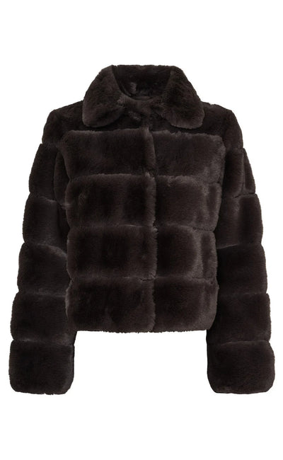 JAKKI | FAKE FUR choco