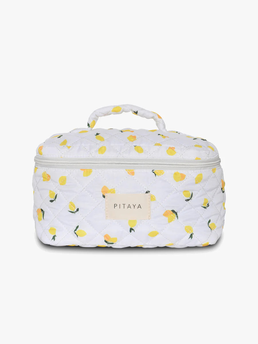 LARGE MAKEUP BAG | LEMON