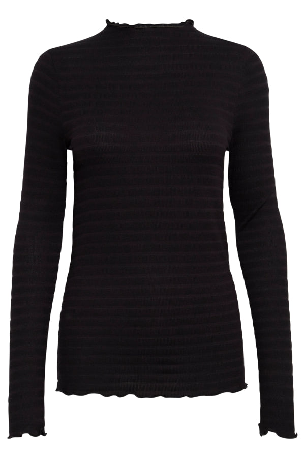 T-shirt við longum ermun
