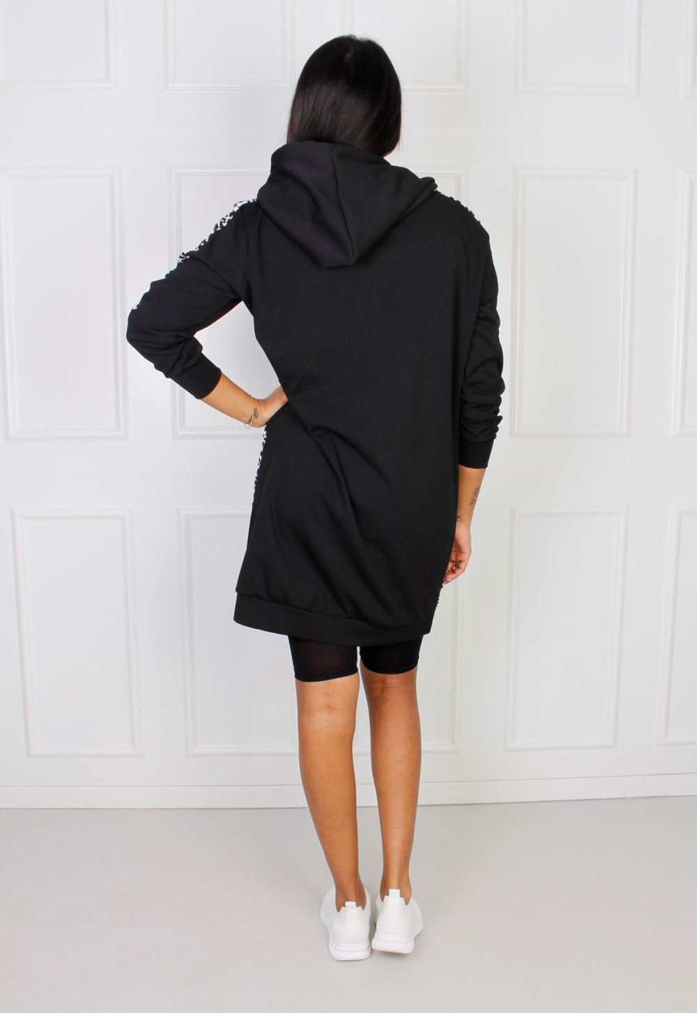 Hoodie dress | Zebra