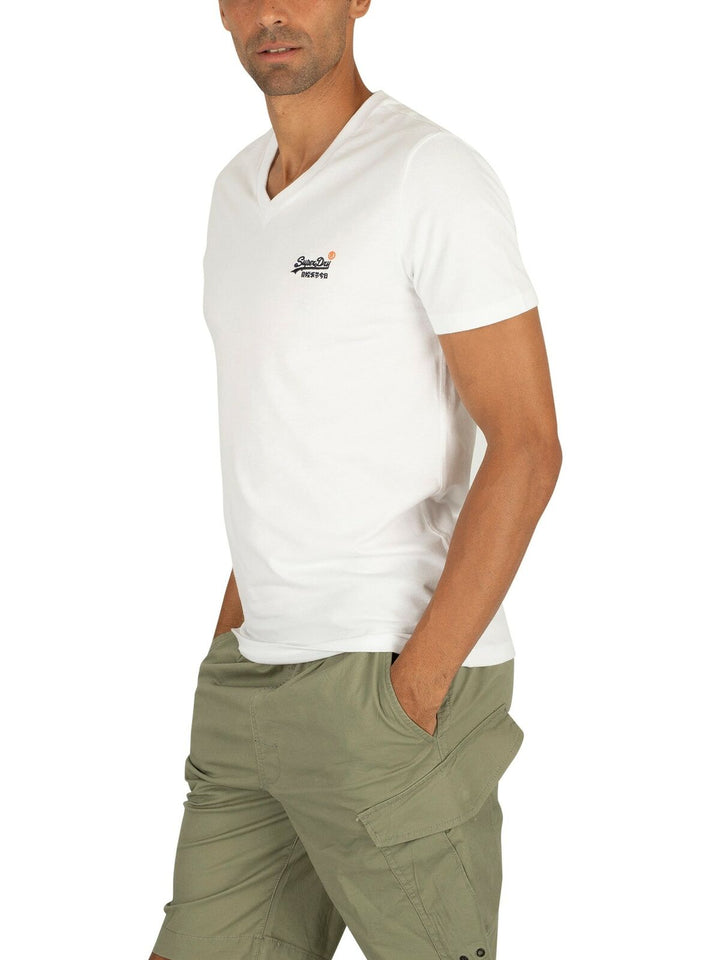 T-Shirt við V hálsi